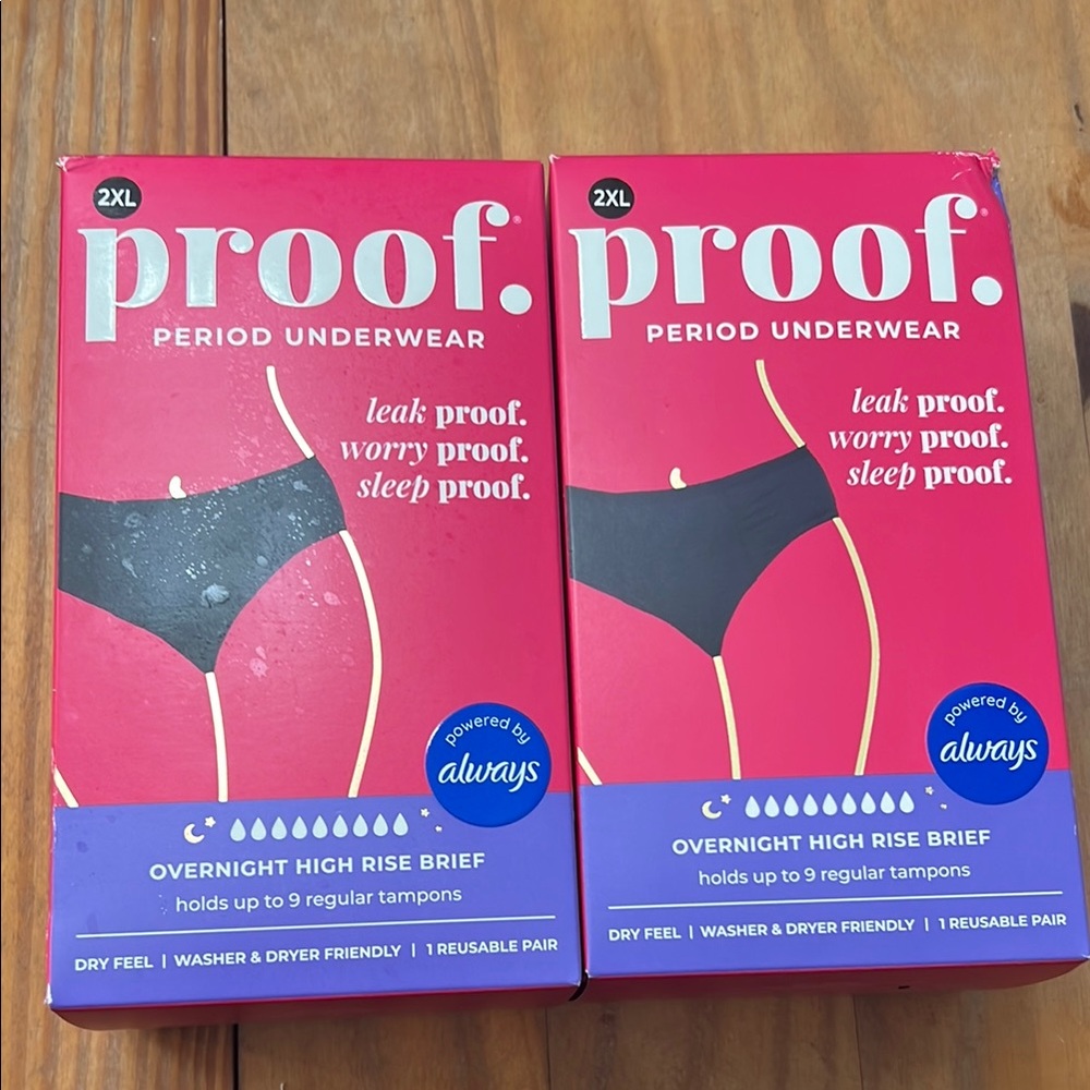 Proof Menstrual Underwear NIB